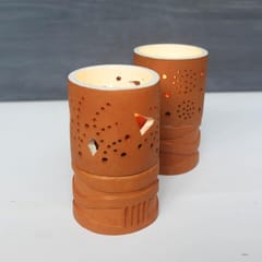 Craftlipi-STRAW 0.3 Candle Holders + 12 tealights FREE