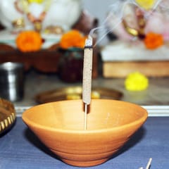 Craftlipi-"PLATO" Incense Stick Stand with Pure Dhuna (Natural Resin) Sticks 100pcs : COMBO