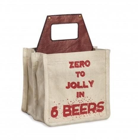 Mona B Jolly Canvas Recycled Beer Caddy
