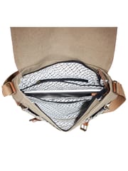 Mona B Flap Canvas Recycled Messenger
