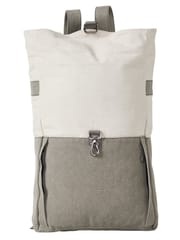 Mona B Christian Canvas Recycled Backpack