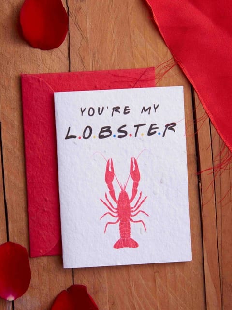 Plantables-Greeting Card - Lobsters!