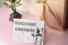 Plantables-Moochas Grassias Greeting Cards