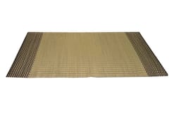 Dharini Madurkathi Floor Mat Natural Charcoal (3ft x6ft)