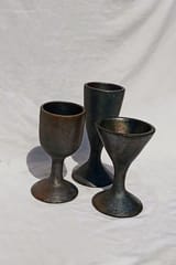 Terracotta by Sachii 'Cabernet' Longpi Black Pottery Wine Glass