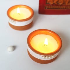 Craftlipi-"DEKO" Premium Soy Wax Blend Candles Gift Pack Set of 4