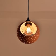 Craftlipi-"GLO XL 2Slice" Terracotta Pendant Light