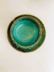 Country Clay-Cereal Bowl (Turquoise) Made of Ceramic by Country Clay