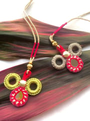 Miraaish-Phulwari Necklace in Green