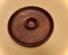 The Beehive India Large Chip & Dip Platter - Made of Sheesham/Rosewood