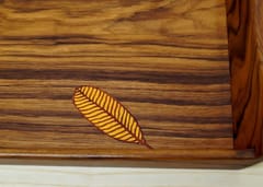 The Beehive India Small Teak Wood Leaf tray