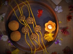 Terracotta by sachii-Om' Plantable Seed Rakhi Set of 5