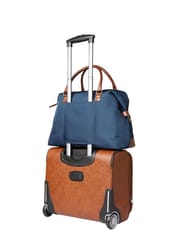 Mona B Unisex Duffel Gym Travel and Sports Bag: Milan Navy