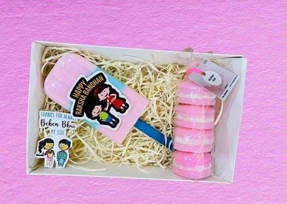 The Bubble Bliss Macaron Soapscile Gift Box, Raksha Bandhan Special , Set of 2