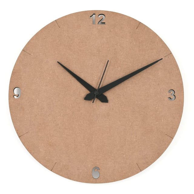 IVEI Round Clock - Numbers Cut - 11 inches