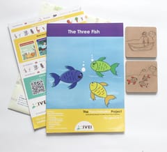 IVEI The Three Fish -Workbook and 2 DIY Coasters - 4 to 7 yrs