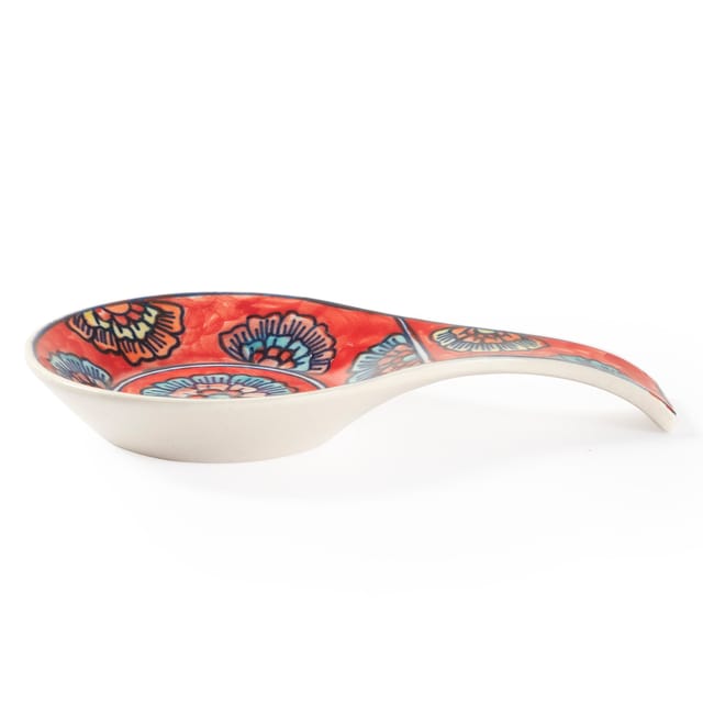 Eyaas - Hand Painted Ceramic Spoon Rests - 9x5.5