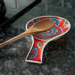 Eyaas - Hand Painted Ceramic Spoon Rests - 9x5.5