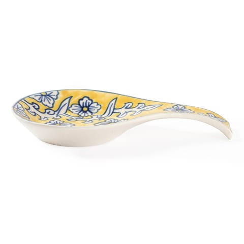 Eyaas - Hand Painted Ceramic Spoon Rests - 9x5.5