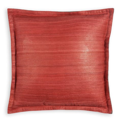 Eyaas - Handloom Tussar Silk Cushion Cover - 16x16