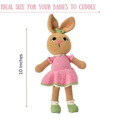 Happy Threads | Loving Bunny | 28 cms | Adorable | Soft Toy | For Girls & Boys | Bunny Toy