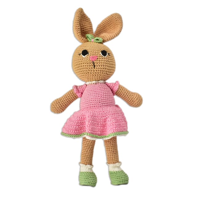 Happy Threads | Loving Bunny | 28 cms | Adorable | Soft Toy | For Girls & Boys | Bunny Toy