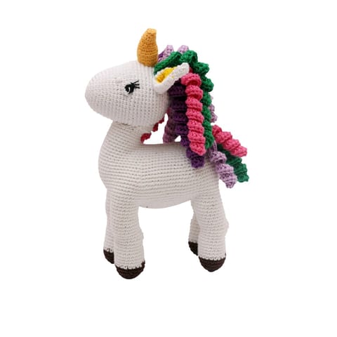 Happy Threads | Unicorn | 18 cms | Super sweet | Soft Toy | Best for all ages | Gifting