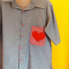 Juhi Malhotra - Red Heart Shirt