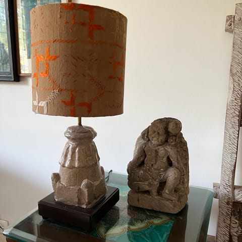 Khoj Crafts - Tarifa  - Wooden  lamp