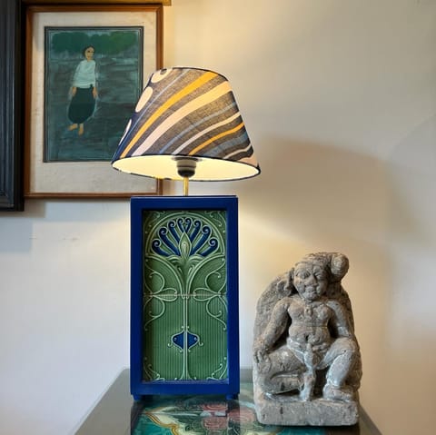 Khoj Crafts - Shafaq  - Tile  lamp