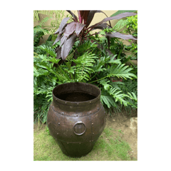 Khoj Crafts - Vanya : Metal planter ( Large)