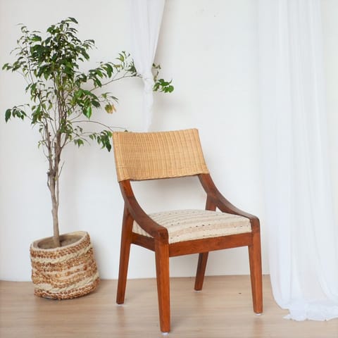 Mongar Cane Teak Wood Chair